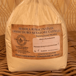 Semola rimacinata di grano duro Senatore Cappelli 1 kg